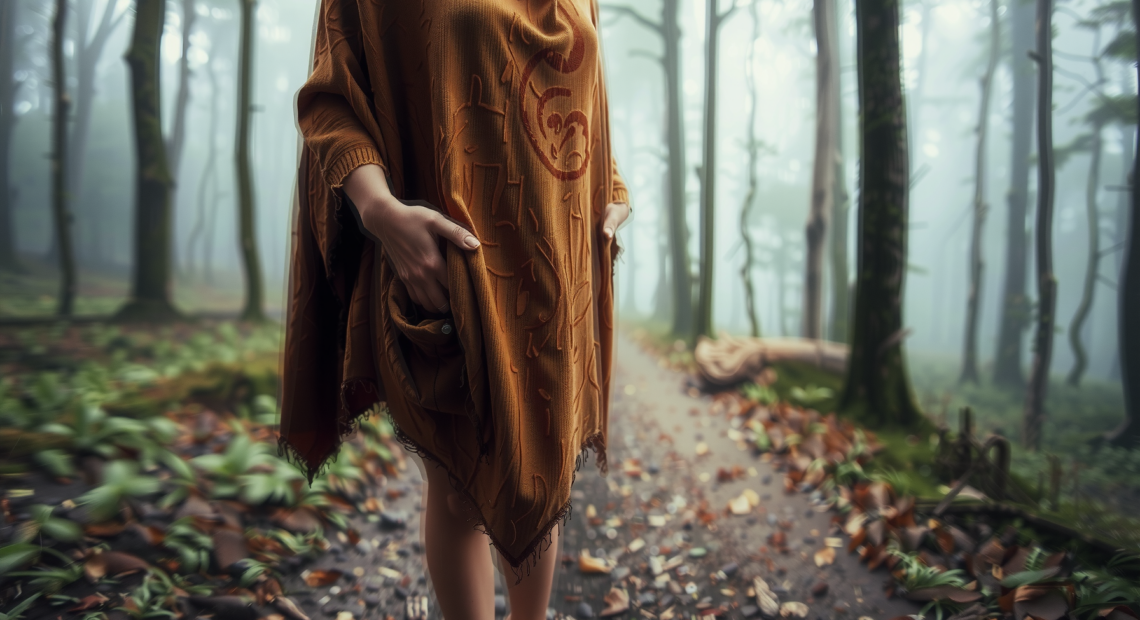 waterproof rain poncho for adults — lifestyle photo showing Evolpor Waterproof Poncho Adult,Poncho in use