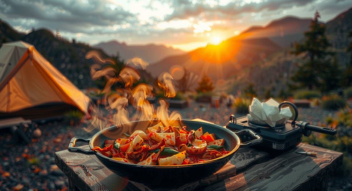 Ultralight Camping Cooking Set