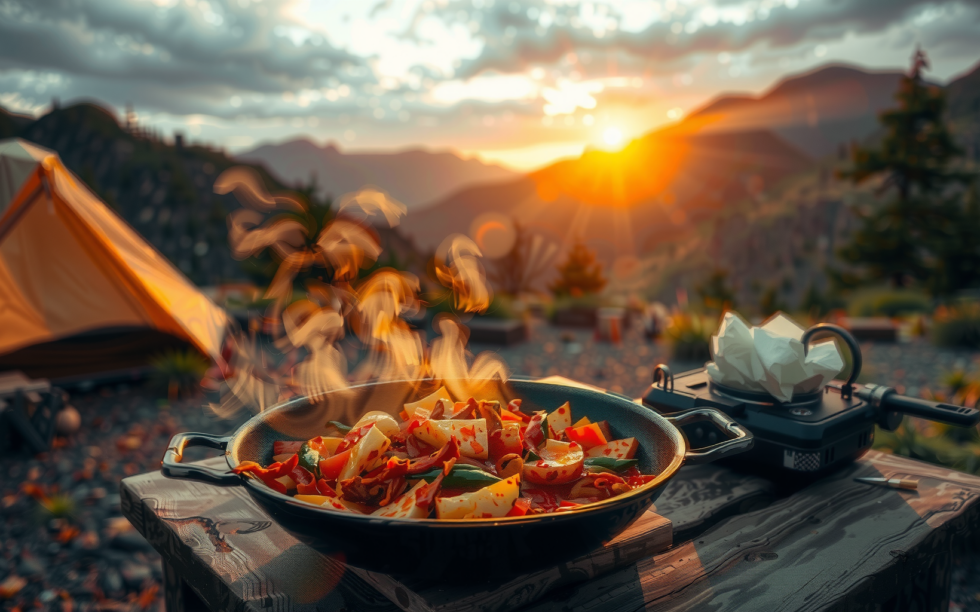 Ultralight Camping Cooking Set