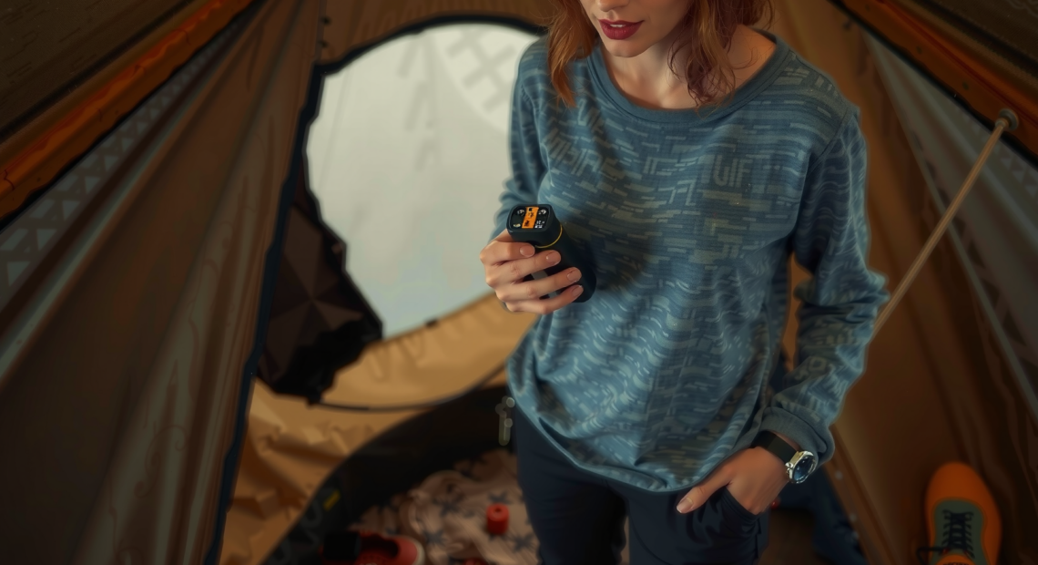 rechargeable electric lighter — lifestyle photo showing Electric Lighter Rechargeable USB, in use