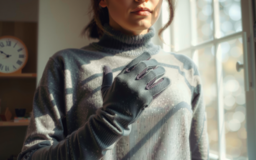 winter thermal gloves for men — lifestyle photo showing WESTWOOD FOX Winter Thermal in use