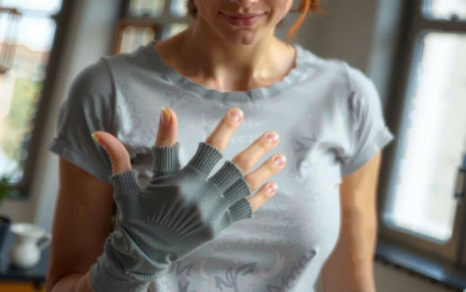 flexible fingerless gloves for men — lifestyle photo showing WTACTFUL Flexible Fingerless Gloves in use