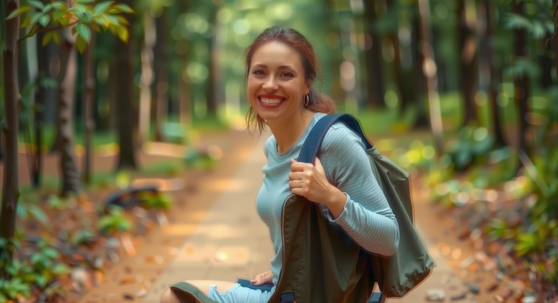 best folding camping chairs — lifestyle photo showing SOPPY Folding Camping Chair in use