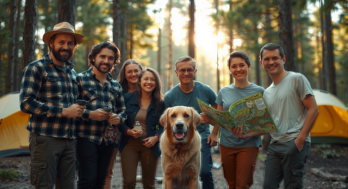 packable down blanket for camping — lifestyle photo showing Get Out Gear Down in use