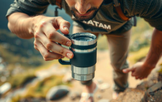 jetboil flash review — lifestyle photo showing Jetboil Flash Personal Cooking in use