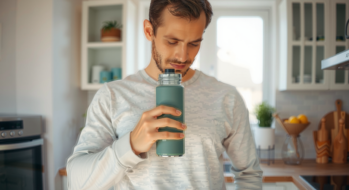 Chilly's Series 2 water bottle 500ml — lifestyle photo showing Chilly's Series 2 Vacuum in use
