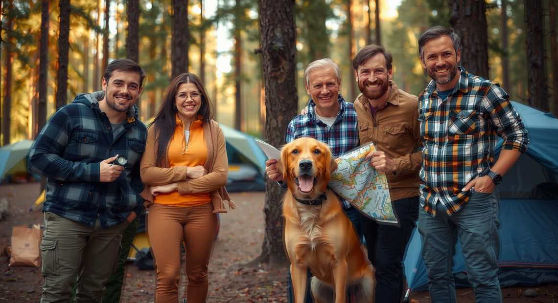 Coleman Kobuk Valley 4 tent — lifestyle photo showing Coleman Kobuk Valley 4 in use