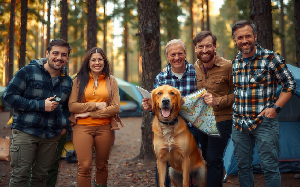 Coleman Kobuk Valley 4 tent — lifestyle photo showing Coleman Kobuk Valley 4 in use