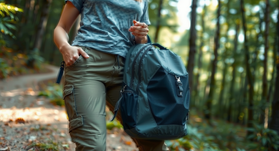 Osprey Hikelite 26 review — lifestyle photo showing Osprey Hikelite 26 Hiking in use