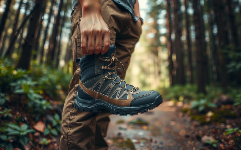 Karrimor Mount Mid Men's Waterproof Walking — lifestyle photo showing Karrimor Mount Mid Men's in use