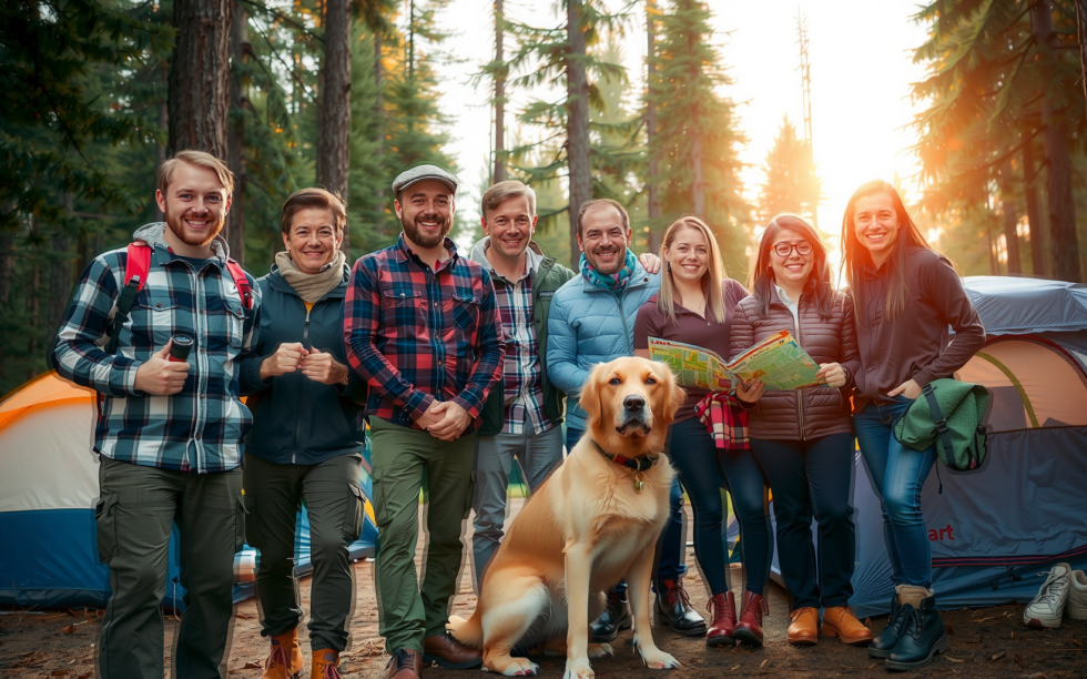 best telescopic camping light 2026 — lifestyle photo showing BougeRV T1 Telescopic Camping in use