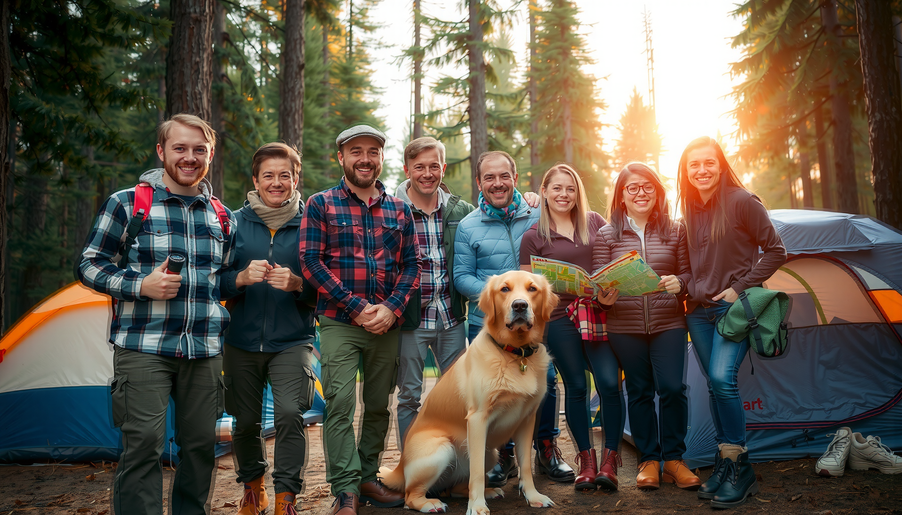 best telescopic camping light 2026 — lifestyle photo showing BougeRV T1 Telescopic Camping in use