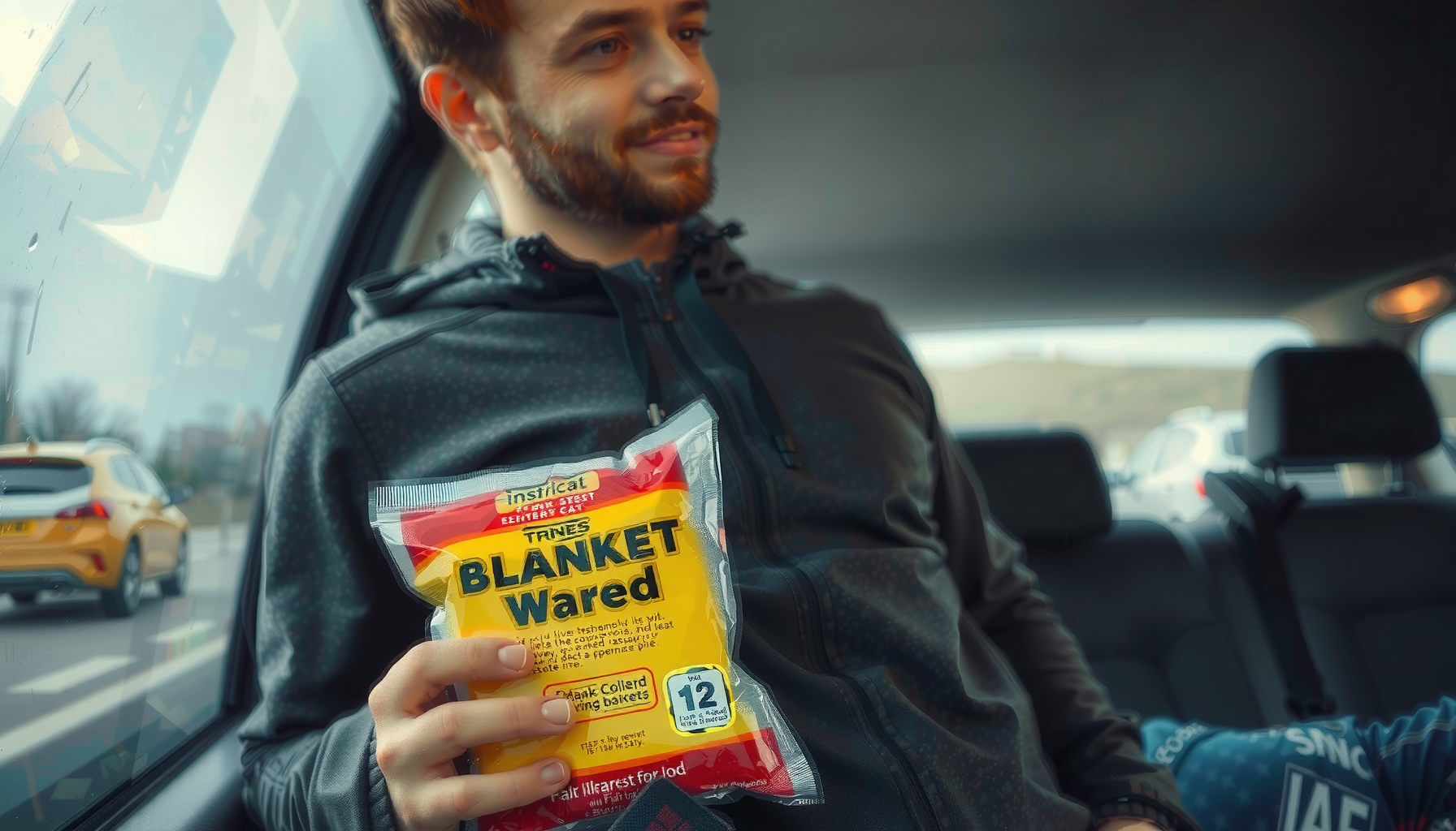emergency foil blanket 12 pack — lifestyle photo showing General Medi Emergency Foil in use