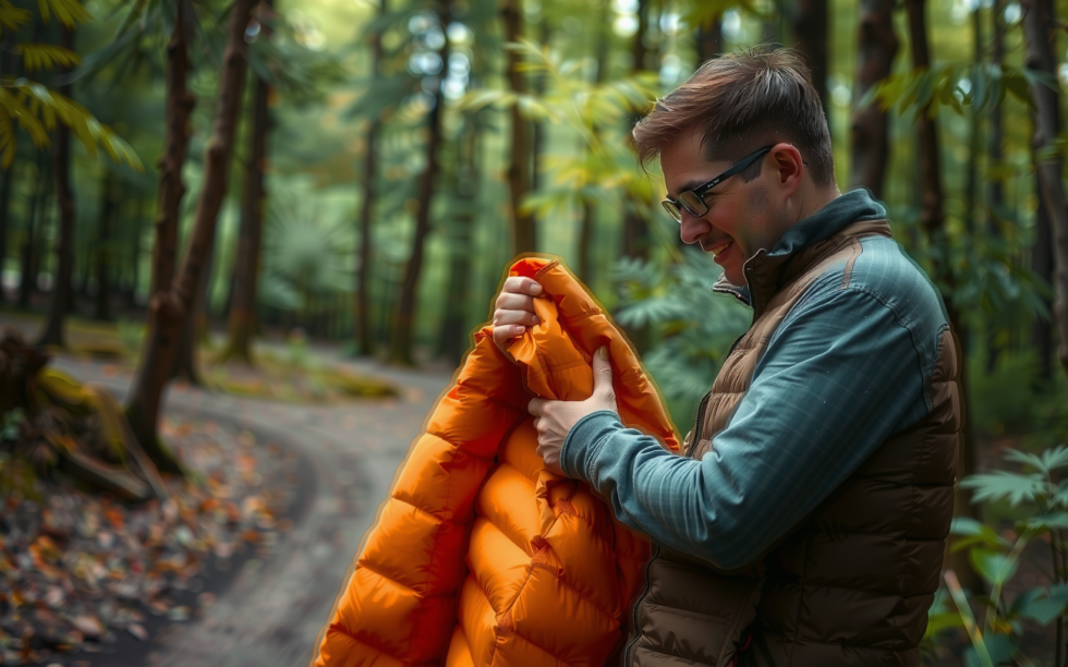 Horizon Hound GR-20 Down Camping Blanket — lifestyle photo showing Horizon Hound GR-20 Down in use