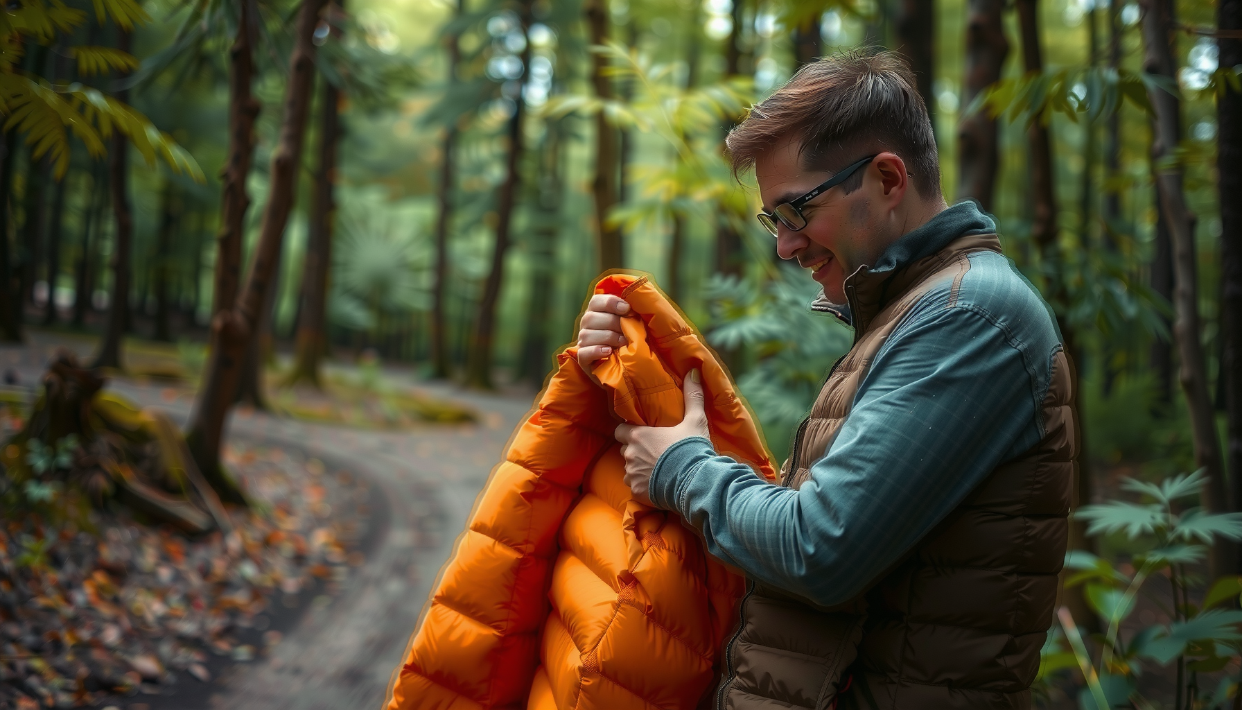 Horizon Hound GR-20 Down Camping Blanket — lifestyle photo showing Horizon Hound GR-20 Down in use