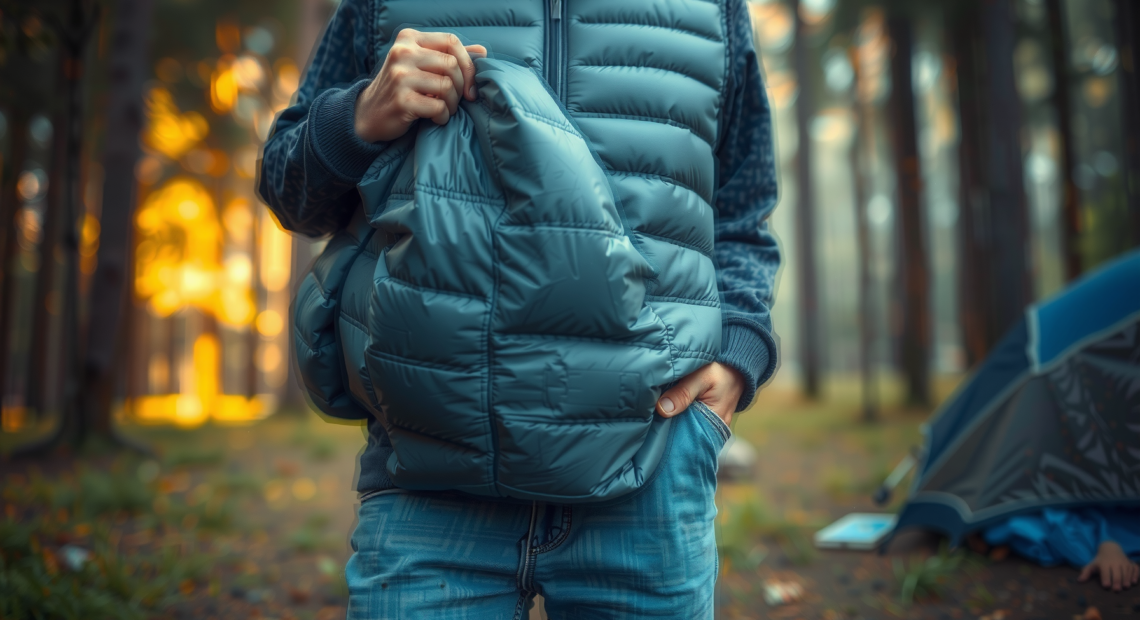 Horizon Hound GR-20 Down Camping Blanket — lifestyle photo showing Horizon Hound GR-20 Down in use