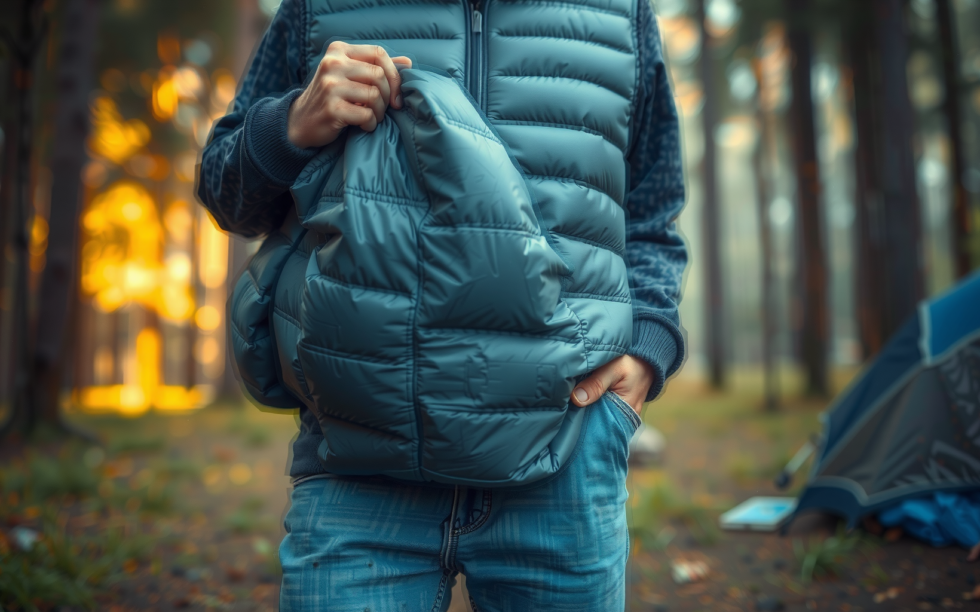 Horizon Hound GR-20 Down Camping Blanket — lifestyle photo showing Horizon Hound GR-20 Down in use