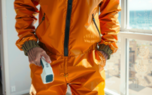 waterproof fishing rain suit for men — lifestyle photo showing Rodeel Waterproof Fishing Rain in use