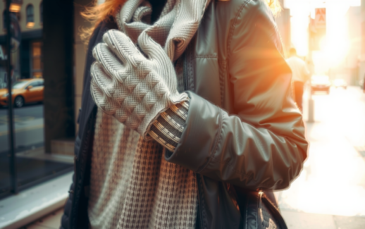 westwood fox winter gloves — lifestyle photo showing WESTWOOD FOX Winter Gloves in use