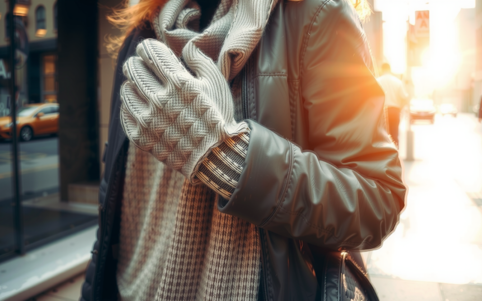 westwood fox winter gloves — lifestyle photo showing WESTWOOD FOX Winter Gloves in use