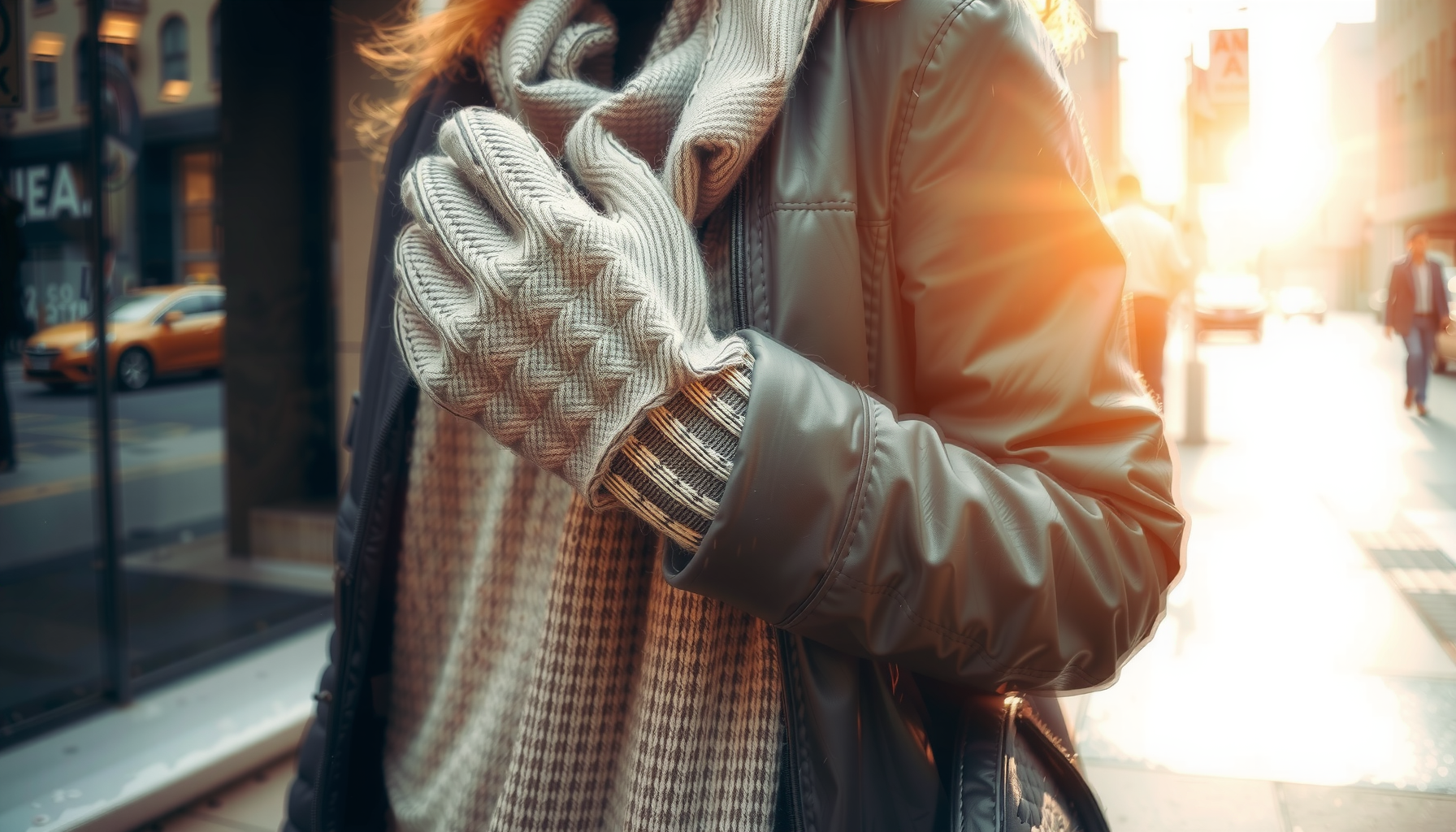 westwood fox winter gloves — lifestyle photo showing WESTWOOD FOX Winter Gloves in use