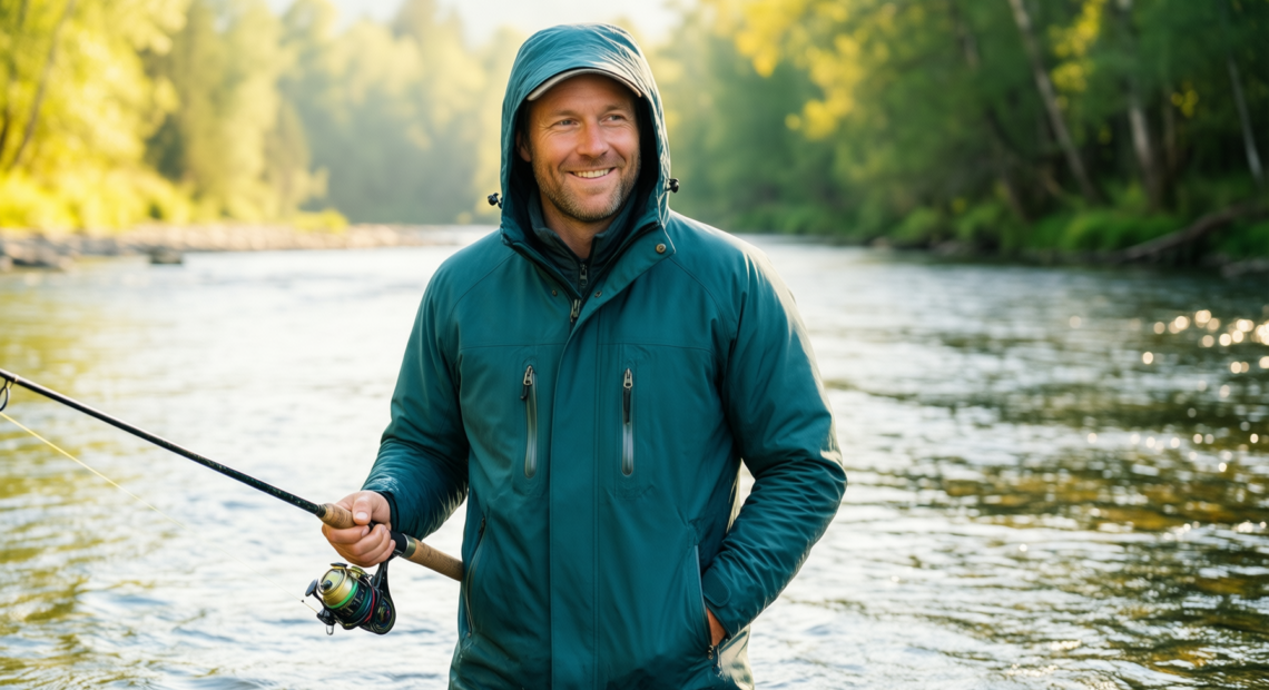 frogg toggs tekk toad jacket — illustrative AI-generated lifestyle image