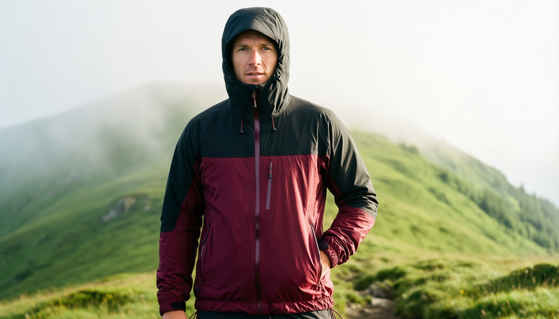 the north face venture 2 jacket — illustrative AI-generated lifestyle image