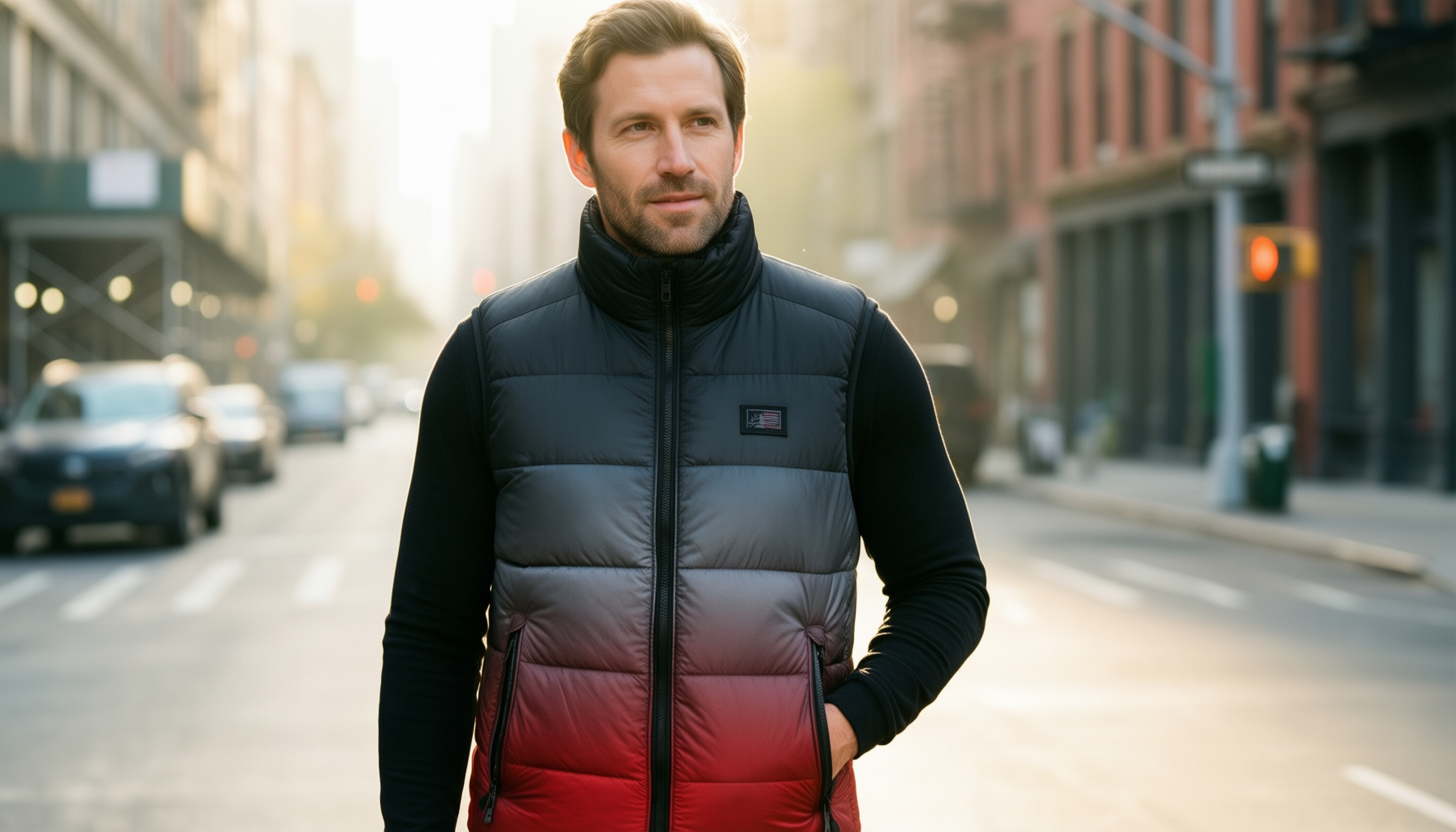 ororo heated vest for men — illustrative AI-generated lifestyle image