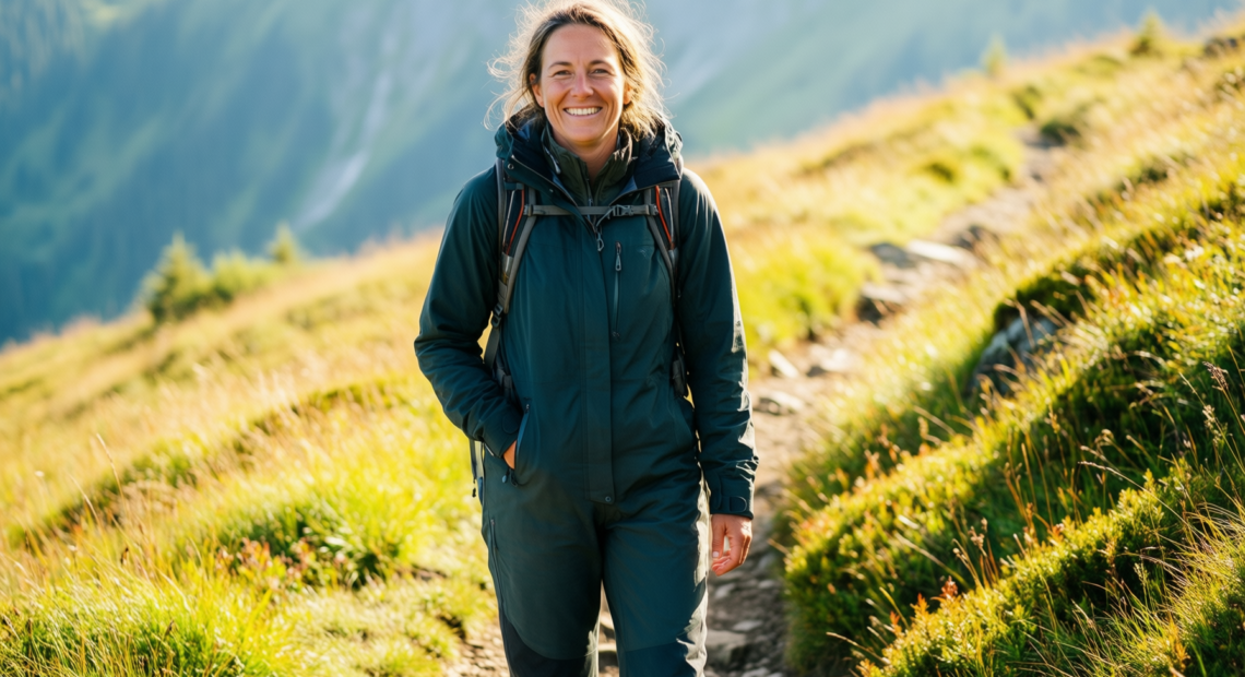 Women’s Waterproof Hiking Trousers UK: A — illustrative AI-generated lifestyle image