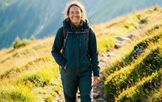 Women’s Waterproof Hiking Trousers UK: A — illustrative AI-generated lifestyle image