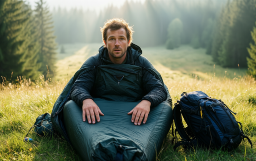alpkit hunka xl bivvy bag review — illustrative AI-generated lifestyle image