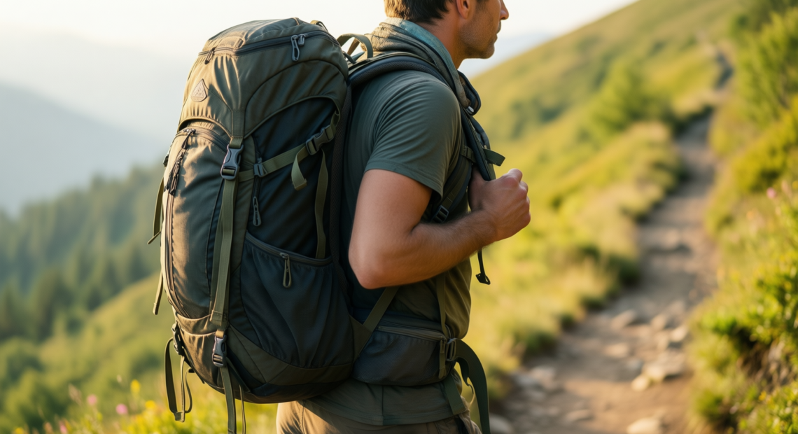 berghaus alpine 45 backpack review — illustrative AI-generated lifestyle image