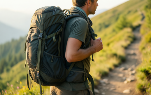 berghaus alpine 45 backpack review — illustrative AI-generated lifestyle image