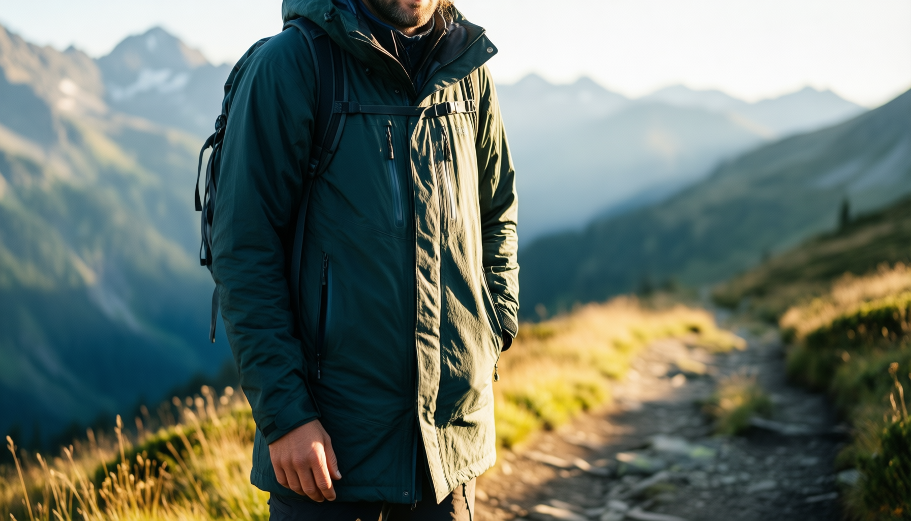 berghaus deluge pro 2 0 jacket review — illustrative AI-generated lifestyle image