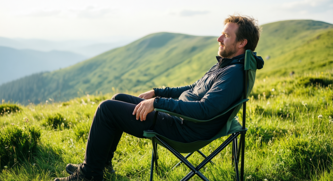 best folding camping chairs — illustrative AI-generated lifestyle image