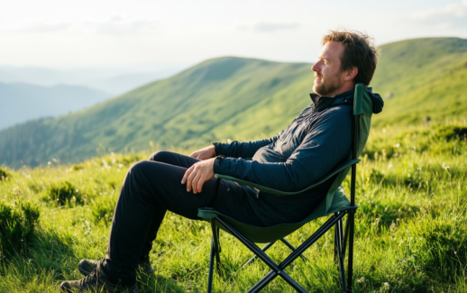best folding camping chairs — illustrative AI-generated lifestyle image