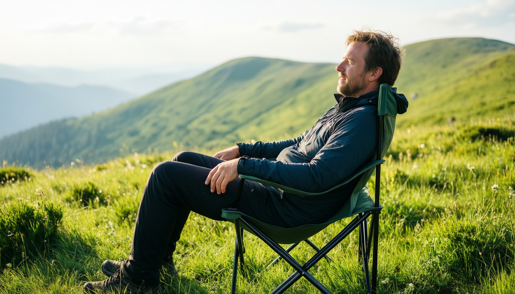 best folding camping chairs — illustrative AI-generated lifestyle image