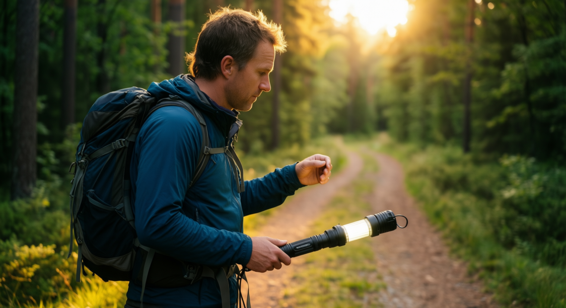 best telescopic camping light 2026 — illustrative AI-generated lifestyle image