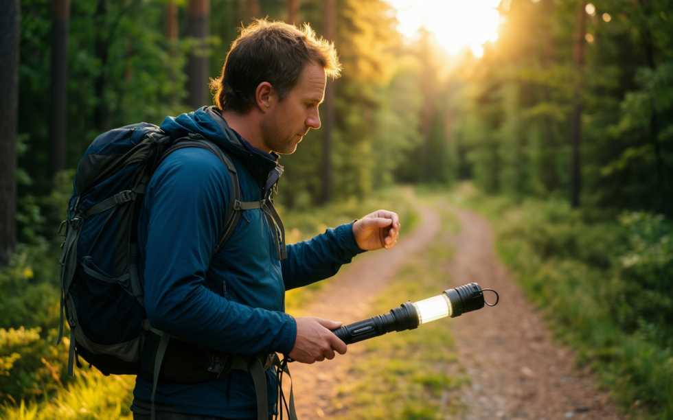 best telescopic camping light 2026 — illustrative AI-generated lifestyle image