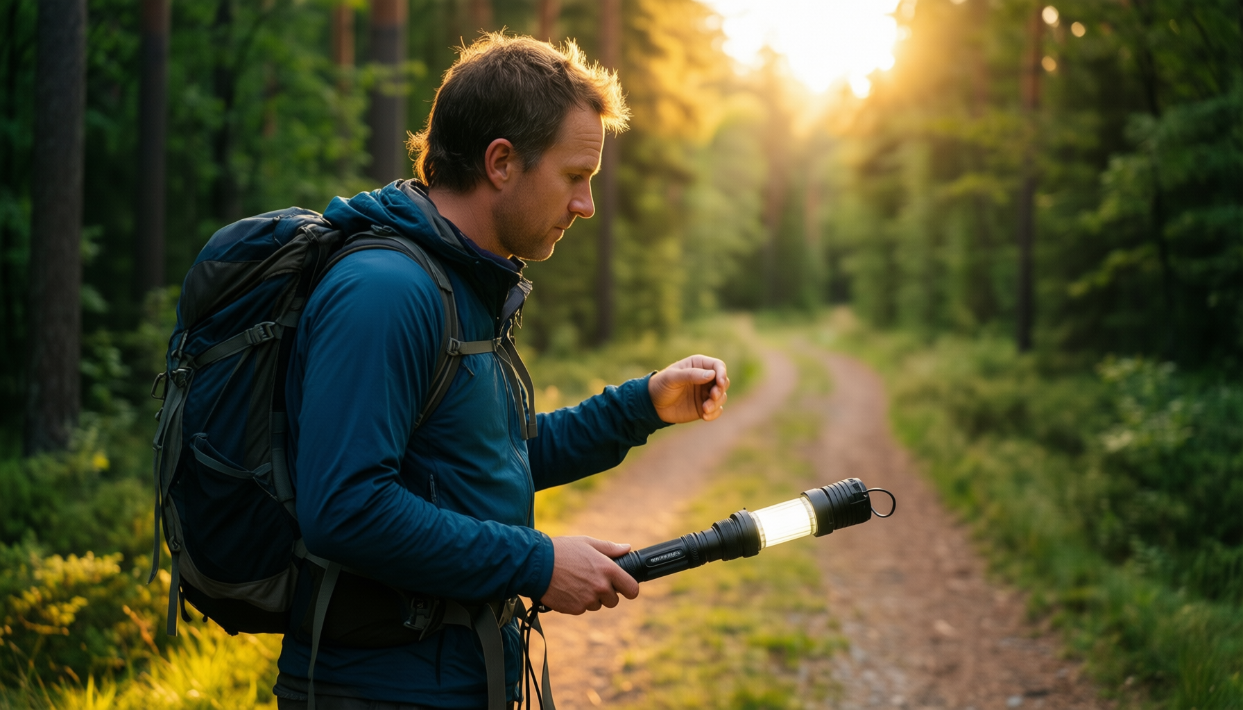 best telescopic camping light 2026 — illustrative AI-generated lifestyle image
