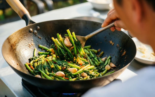 carbon steel wok 3 — illustrative AI-generated lifestyle image