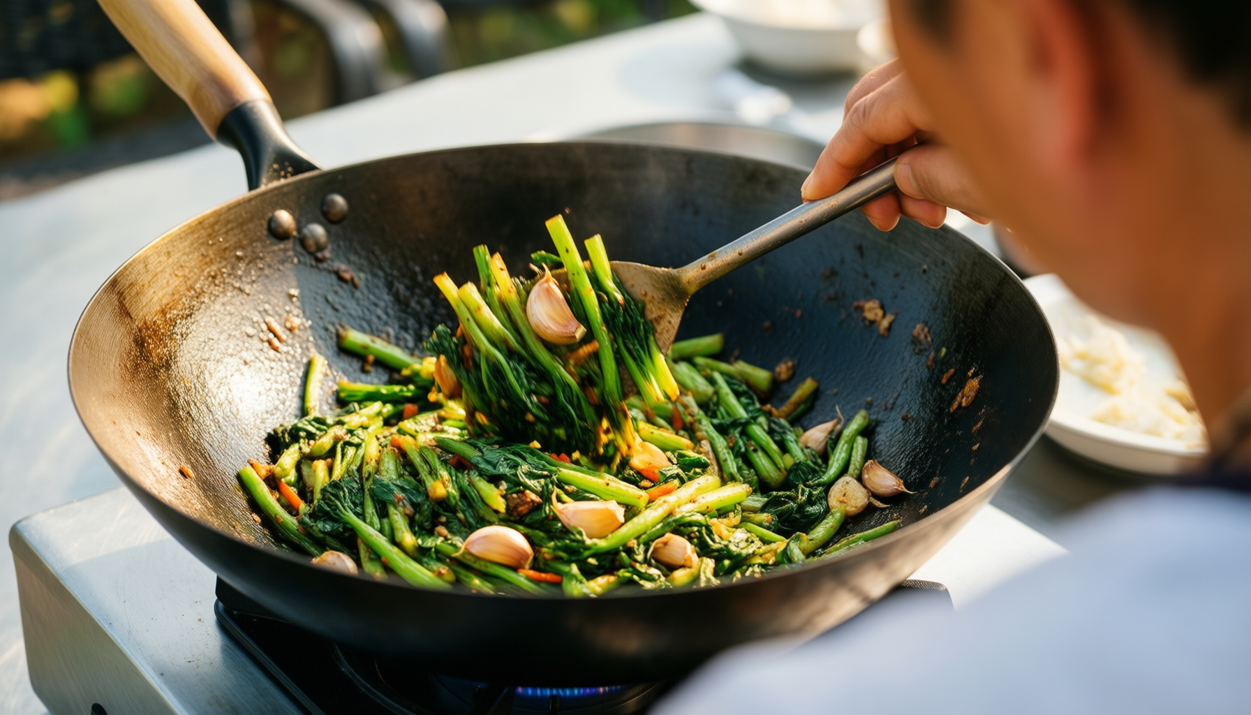 carbon steel wok 3 — illustrative AI-generated lifestyle image