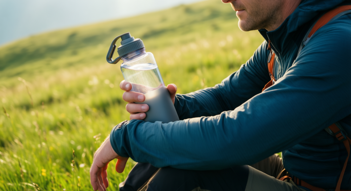 chillys water bottle review — illustrative AI-generated lifestyle image