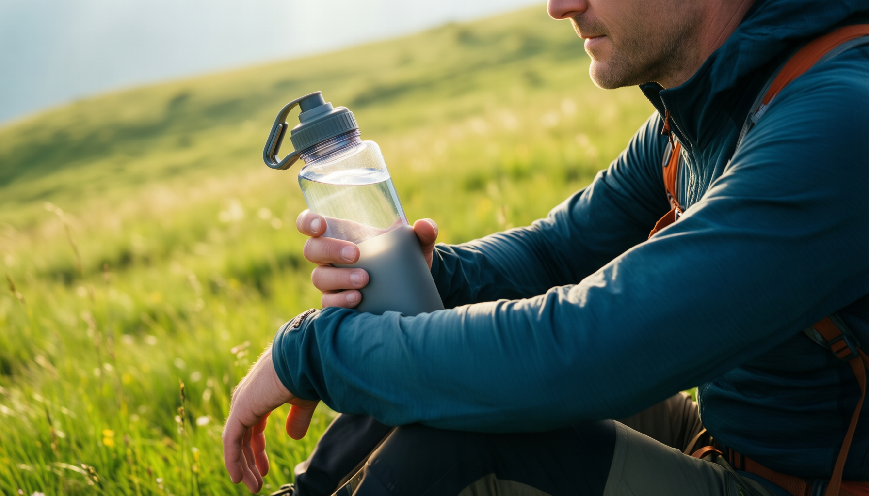 chillys water bottle review — illustrative AI-generated lifestyle image