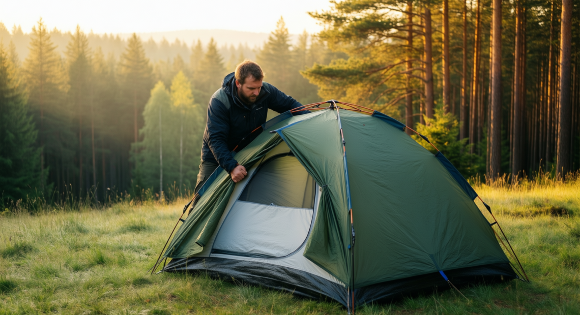 coleman kobuk valley tent review — illustrative AI-generated lifestyle image
