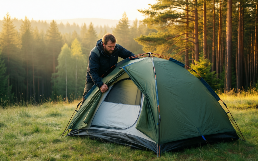 coleman kobuk valley tent review — illustrative AI-generated lifestyle image