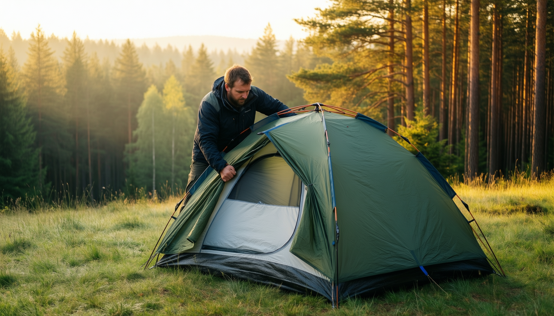 coleman kobuk valley tent review — illustrative AI-generated lifestyle image