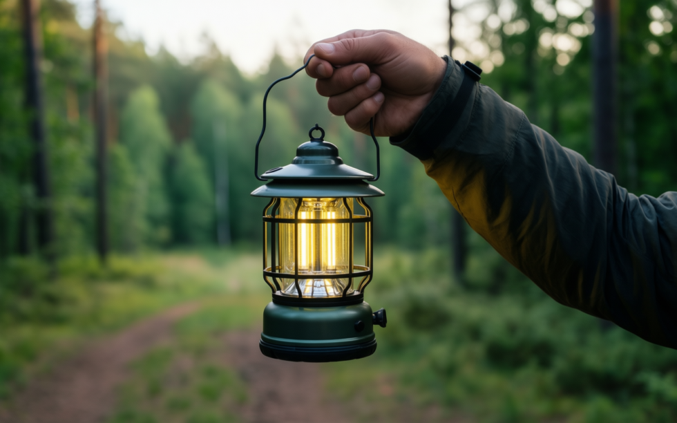 coleman led lantern review — illustrative AI-generated lifestyle image