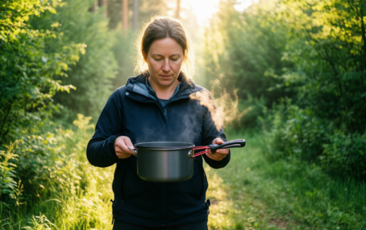 detachable handle cookware set 7 — illustrative AI-generated lifestyle image