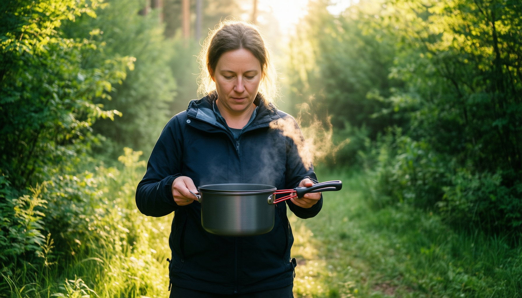 detachable handle cookware set 7 — illustrative AI-generated lifestyle image